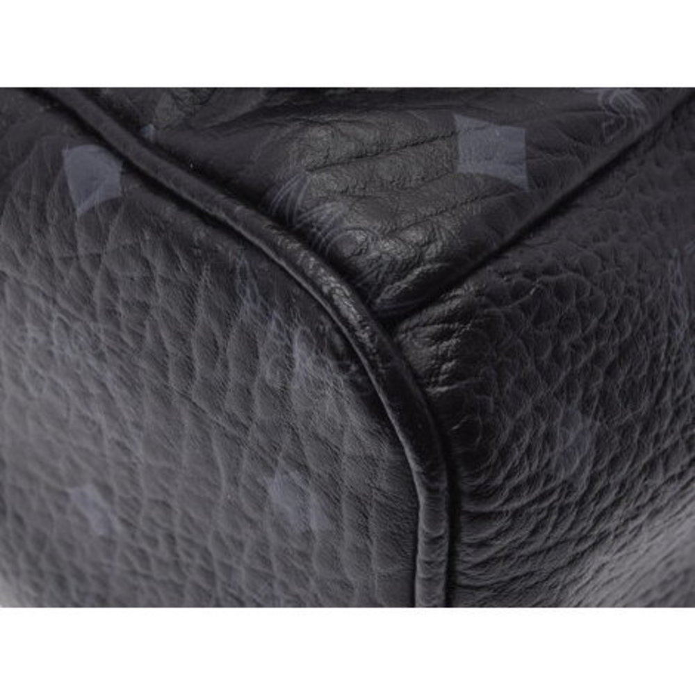 Mcm Backpack Rucksack Backpack Black Studded - image 8